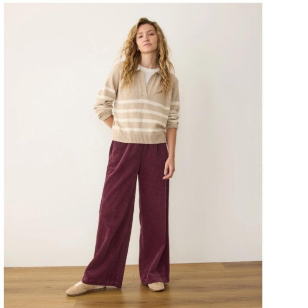 Marine Layer Allison Corduroy Trouser - Size Small